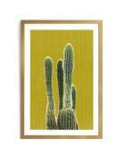 Cadre Cactus doré - 60x40 cm